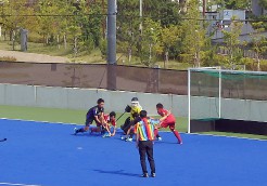 ○ 関西学生ホッケー春季リーグ【男子】　順位決定戦。決勝対天理大学戦は6-0で勝利。